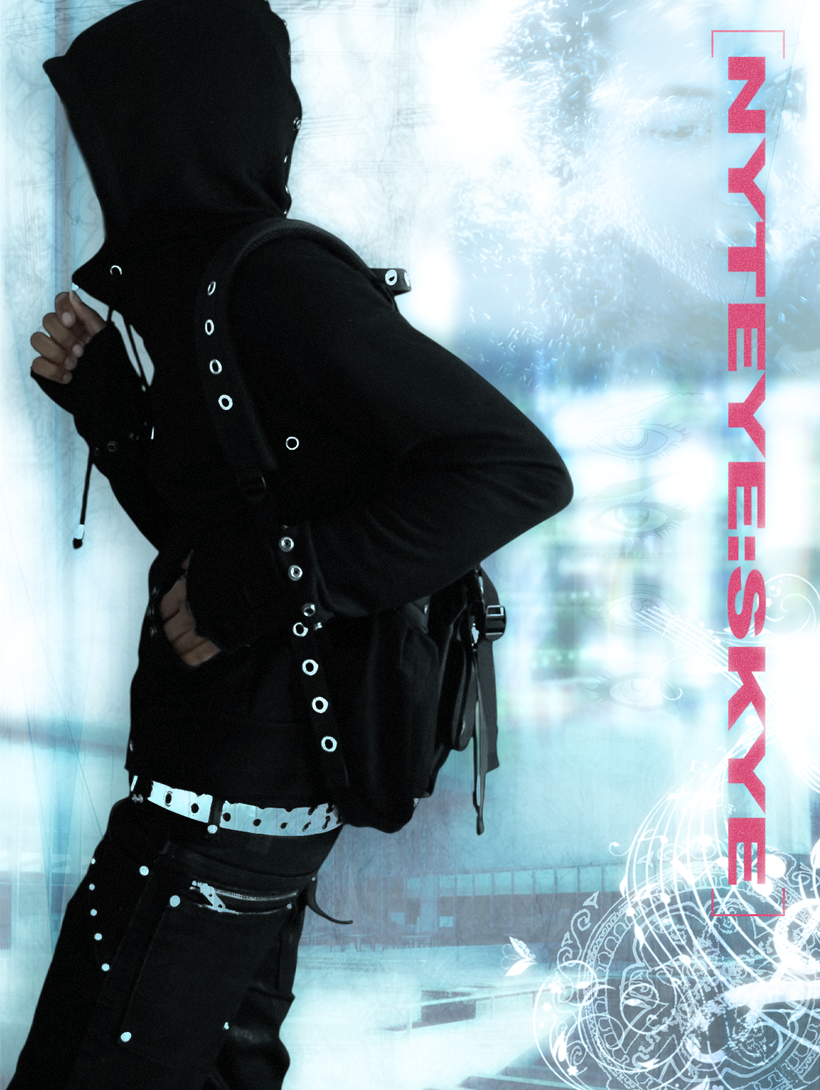 "yami mark ii " zip hoodie